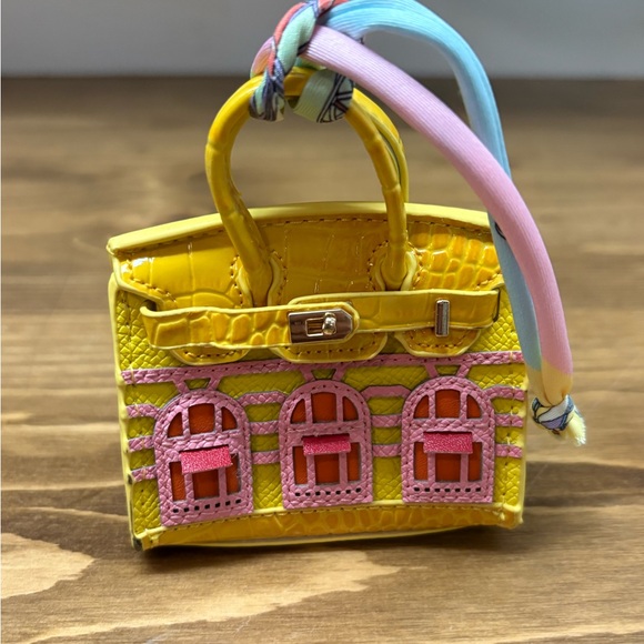 2 Colorful Miniature Bag Charms - Picture 3 of 5